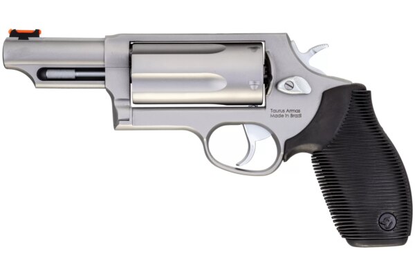 TAURUS JUDGE MAGNUM MATTE STAINLESS LEFT SIDE VIEW