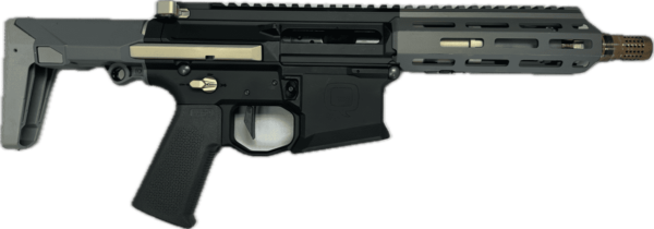Q HONEY BADGER 7" BLACK SBR .300BLK LEFT SIDE VIEW