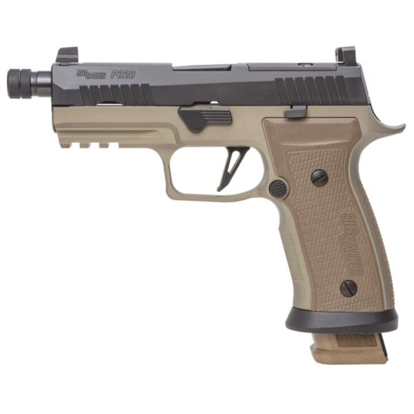 SIG SAUER CUSTOM WORKS P320-AXG COMBAT 9MM LEFT SIDE VIEW