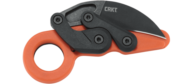 CRKT PROVOKE ORANGE LEFT SIDE VIEW CLOSED