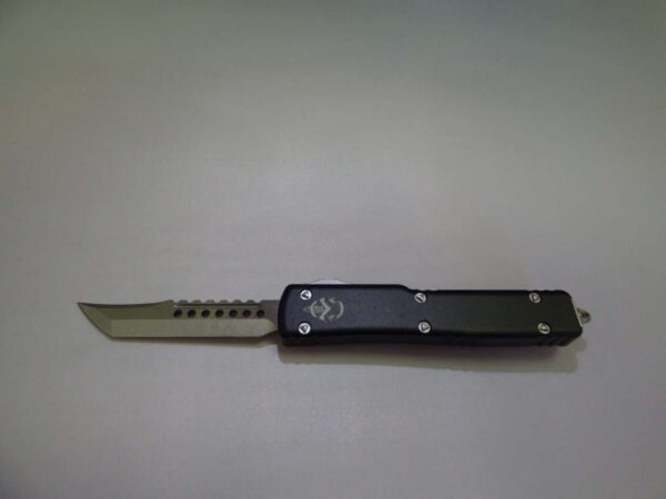 MICROTECH UTX-70 HELLHOUND SIGNATURE SERIES STONEWASH STANDARD EDGE UP