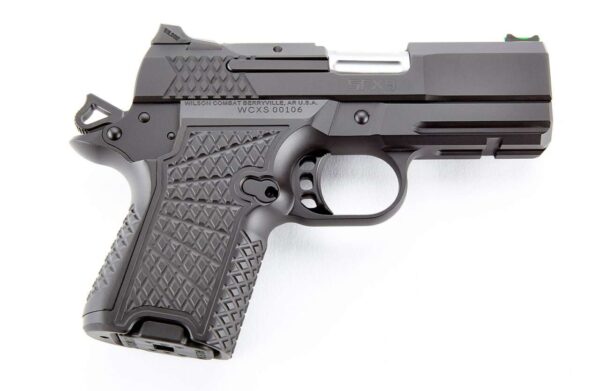 WILSON COMBAT SFX9 HC 3.25" SOLID FRAME X-TAC 10 ROUND LIGHT RAIL 9MM LEFT SIDE VIEW