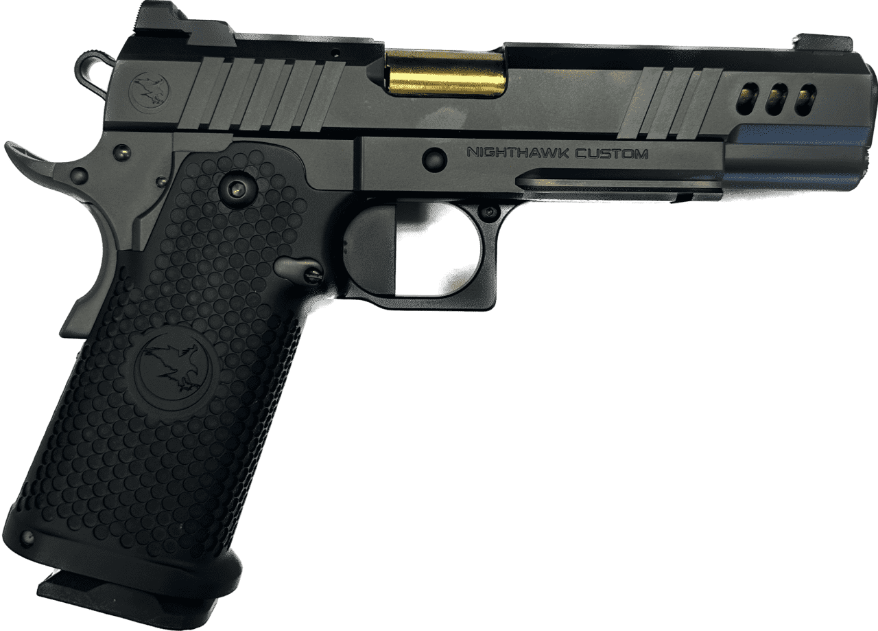 NIGHTHAWK BOARDROOM SERIES PRESIDENT IOS DOUBLE STACK 9MM LEFT SIDE VIEW