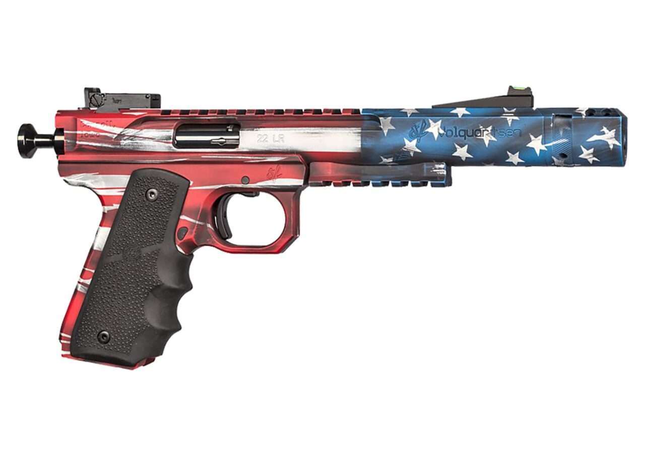 VOLQUARSTEN AMERICAN FLAG SCORPION 6" RIGHT SIDE VIEW