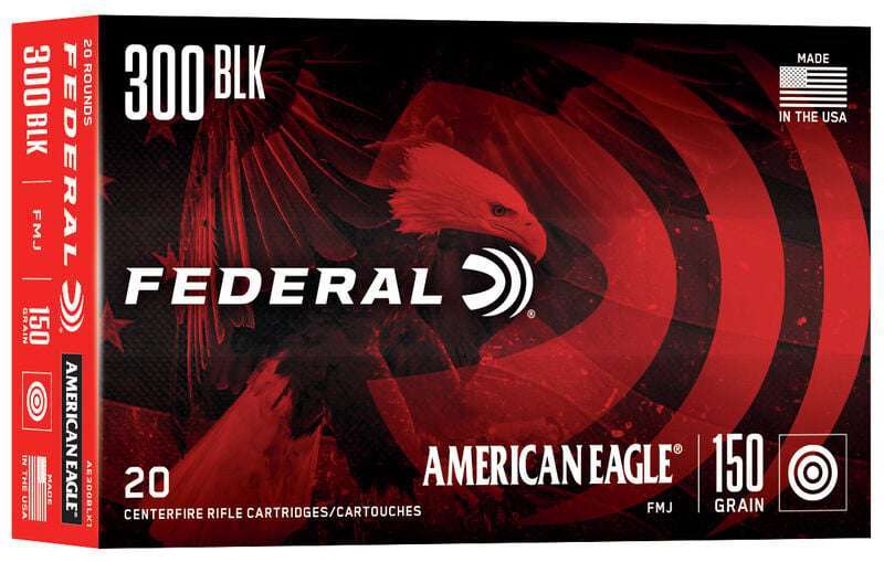 FEDERAL AM. EAGLE 300 BLK 150GR FMJ