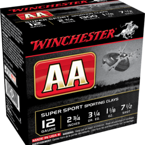 WINCHESTER AA SUPER SPORT 2.75" #7.5 12GA BACK OF BOX