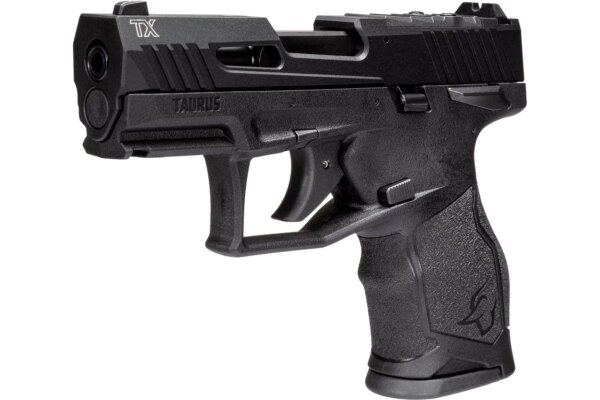 TAURUS TX22 COMPACT MANUAL SAFETY 22LR LEFT SIDE VIEW FRONT ANGLE