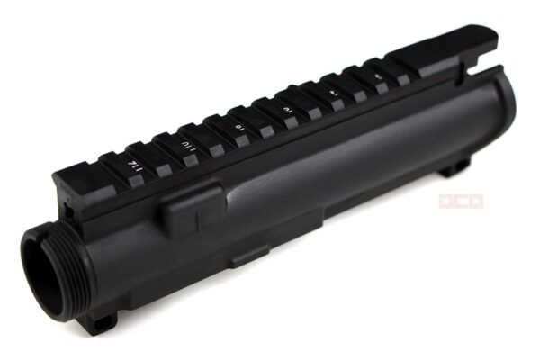 BCM M4 UPPER RECEIVER ASSEMBLY WITH LASER T-MARKINGS TOP LEFT SIDE VIEW FRONT ANGLE