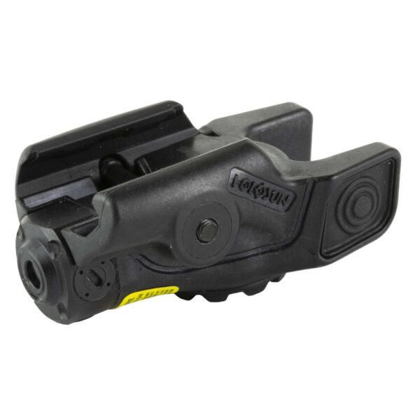 HOLOSUN RML-GR RAIL MOUNTED LASER GREEN TOP LEFT SIDE VIEW FRONT ANGLE