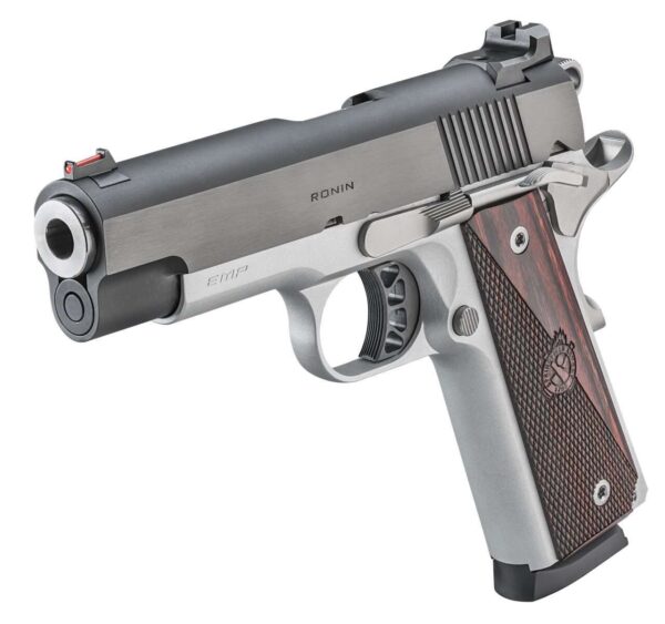 SPRINGFIELD ARMORY 1911 RONIN EMP 4 INCH TOP LEFT SIDE VIEW FRONT ANGLE