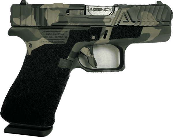 AGENCY ARMS GLOCK 43X EXA PORTED M81 OPTIC READY 9MM RIGHT SIDE VIEW
