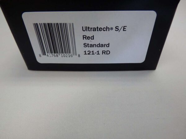 MICROTECH ULTRATECH SINGLE EDGED RED STANDARD LABEL